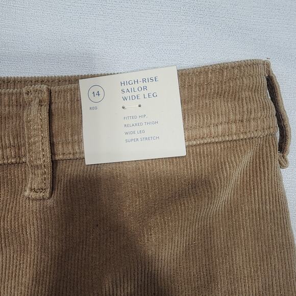 Universal thread silor wide leg Waist 36'' length 40'' corduroy women's - Picture 5 of 7